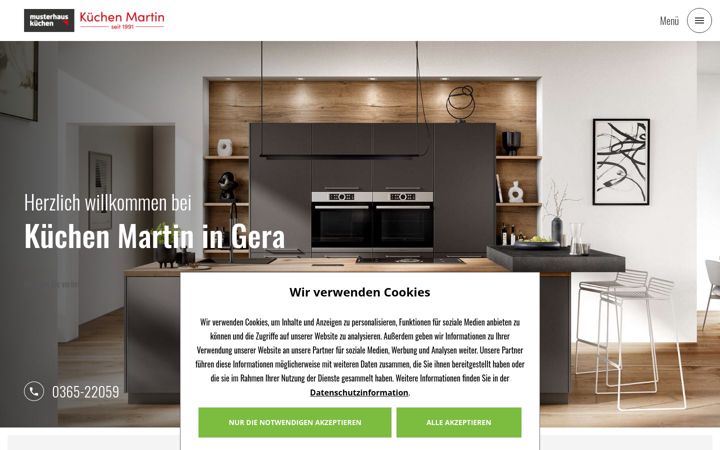 Screenshot of martin-kuechen.de