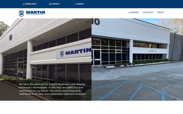 Screenshot of martin-lp.com