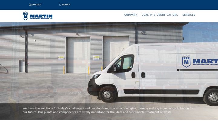 Screenshot of martin-ltd.co.uk