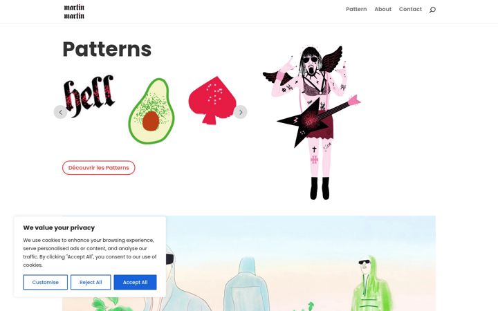Screenshot of martin-martin.fr