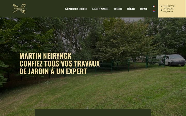 Screenshot of martin-neirynck.be