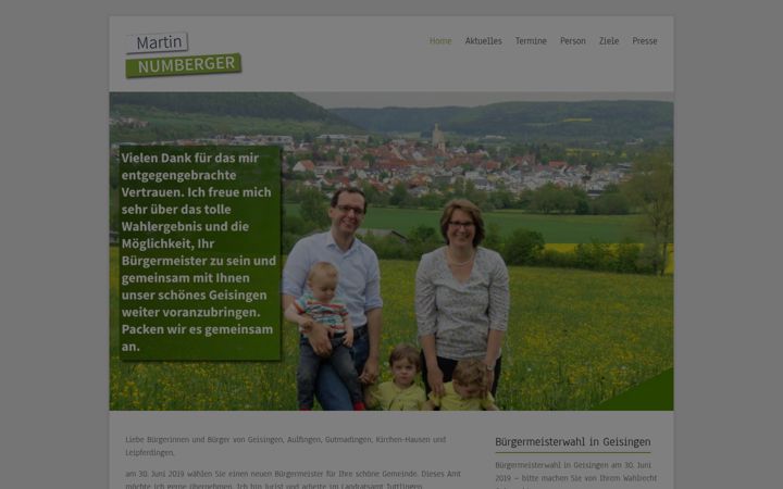 Screenshot of martin-numberger.de