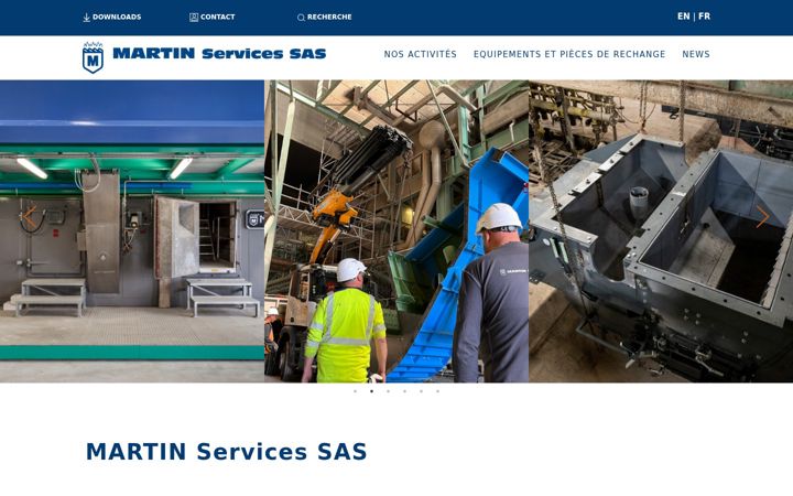 Screenshot of martin-sas.fr