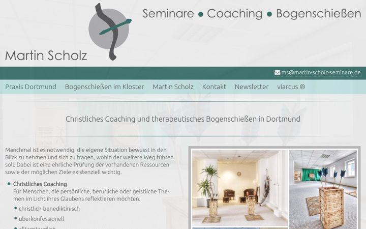 Screenshot of martin-scholz-seminare.de