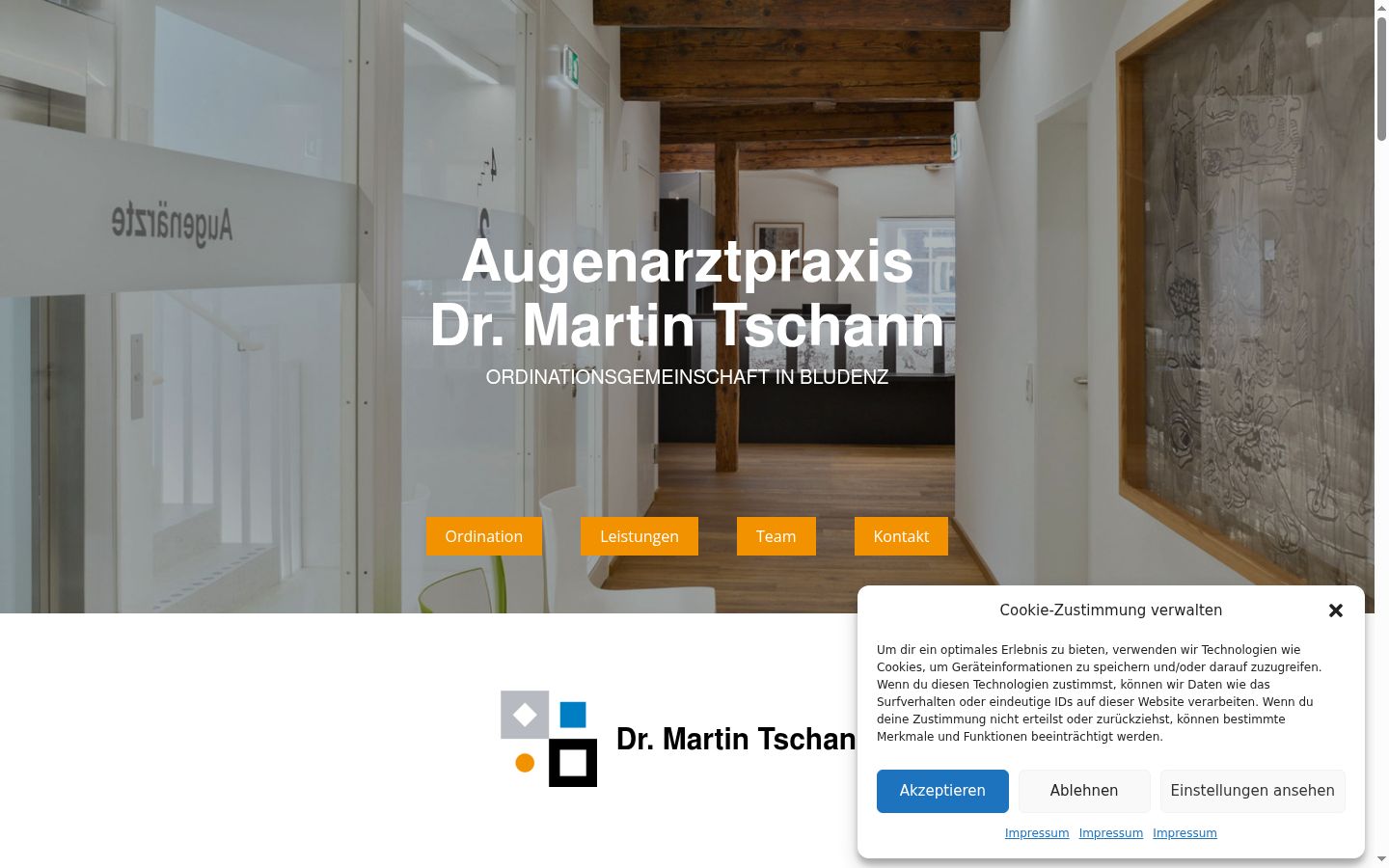 Capture d'écran de la bannière de consentement affichée avant toute interaction