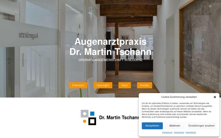 Screenshot of martin-tschann.com