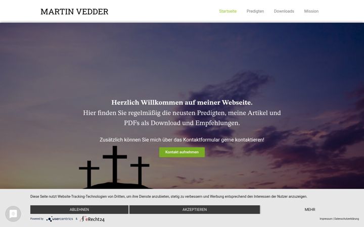 Screenshot of martin-vedder.de
