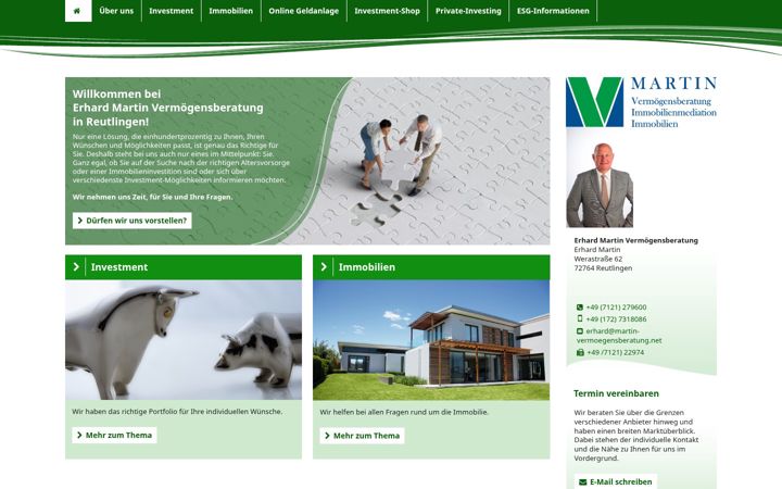 Screenshot of martin-vermoegensberatung.de