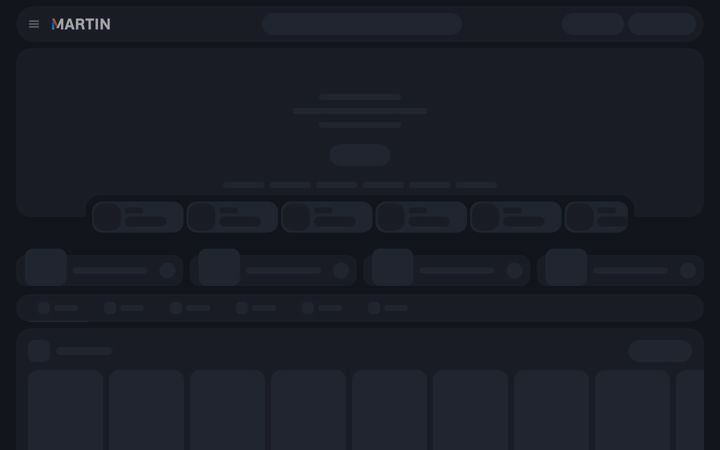 Screenshot of martin.casino