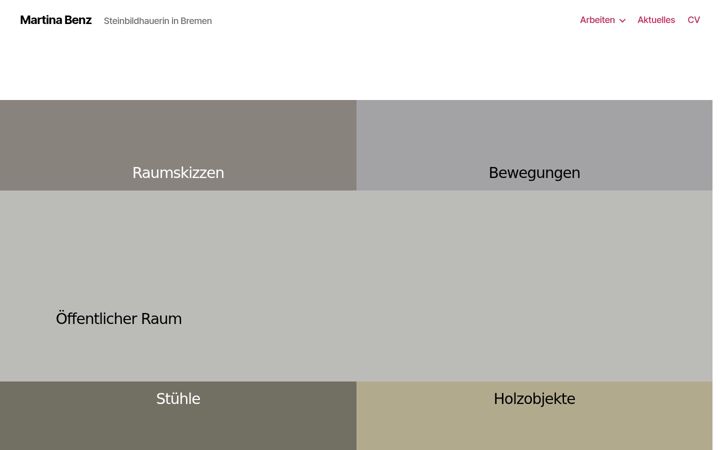 Screenshot of martina-benz.com