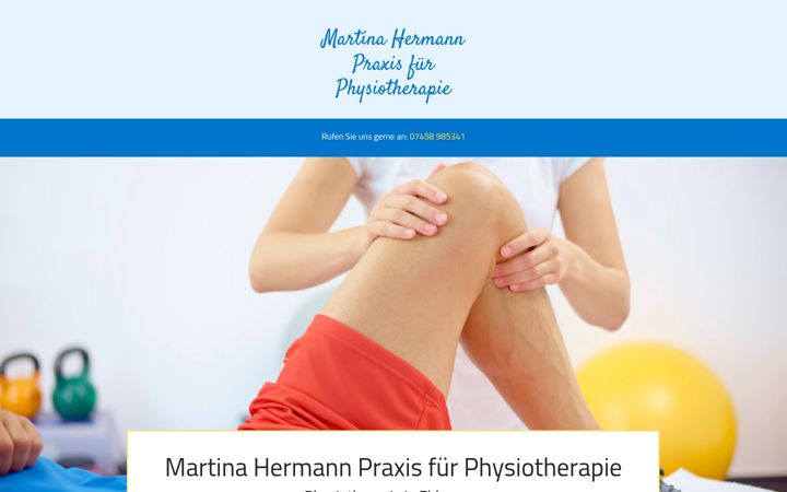 Screenshot di martina-hermann-physiotherapie.de