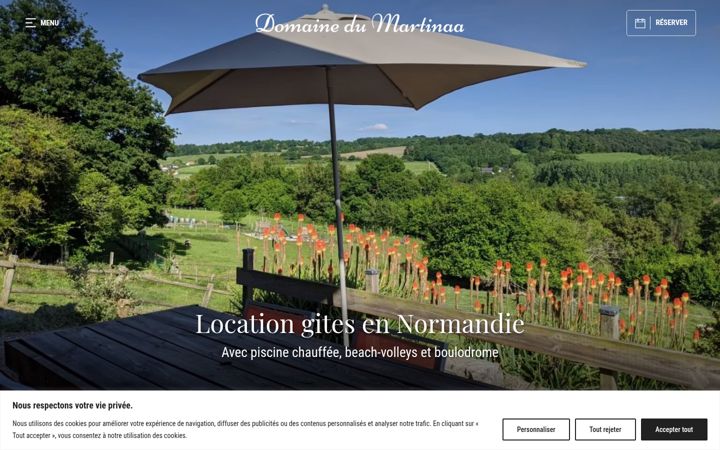 Screenshot of martinaa.fr
