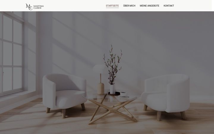 Screenshot of martinacuber.de