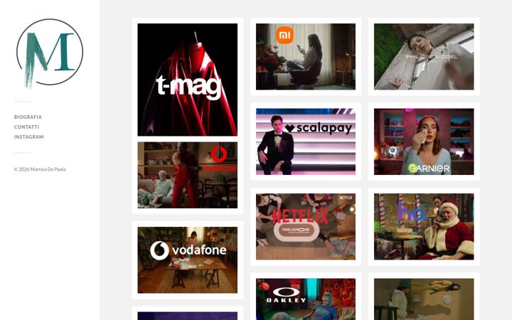 Screenshot of martinadepaola.it