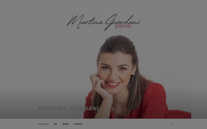 Screenshot of martinagiordani.it