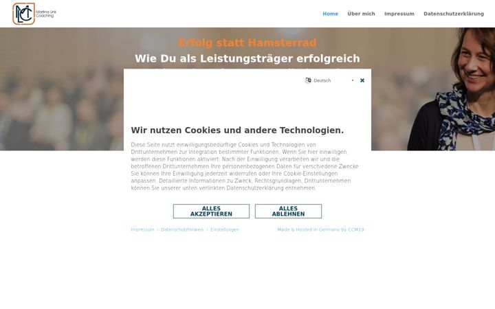 Screenshot of martinalink.com