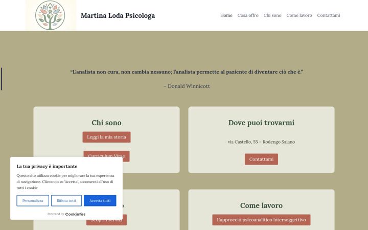 Screenshot of martinalodapsicologa.it