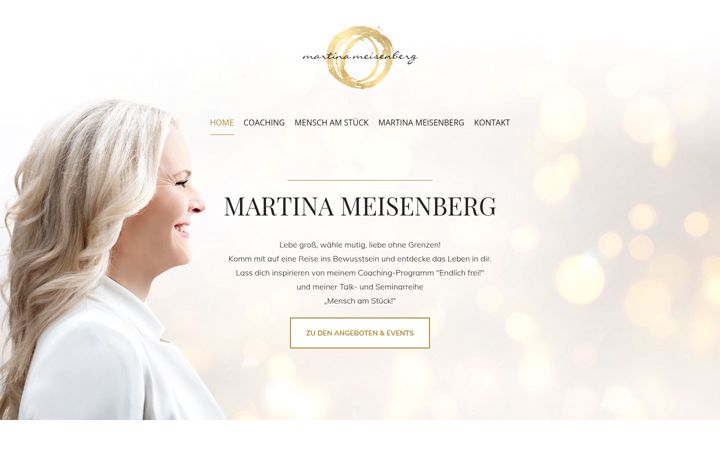 Screenshot of martinameisenberg.com
