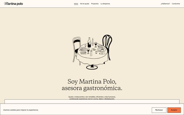 Screenshot of martinapolo.com