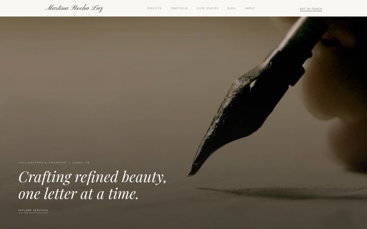 Screenshot of martinarochaluz.com