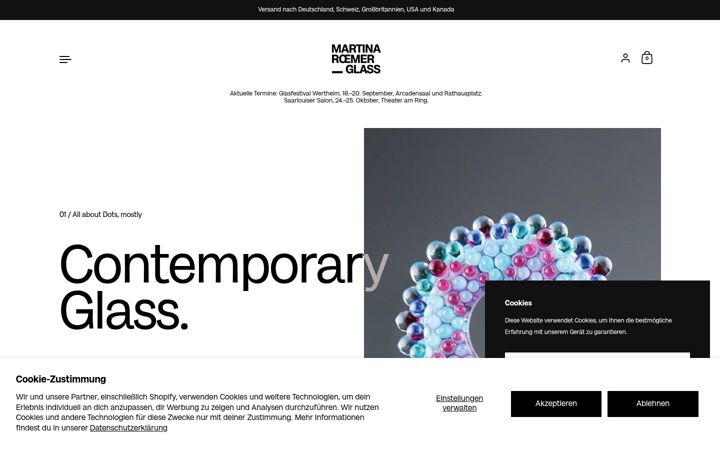 Screenshot of martinaroemer.com