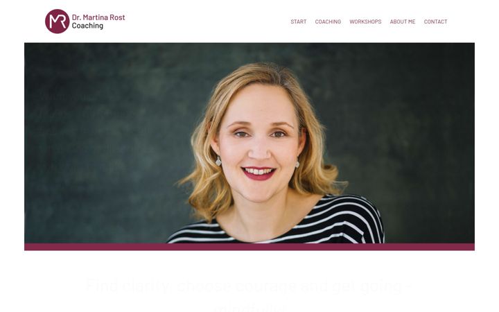 Screenshot of martinarost.de