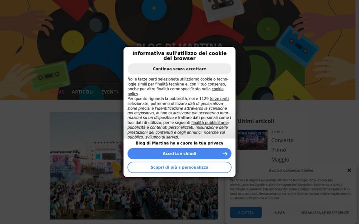Screenshot of martinauni.altervista.org