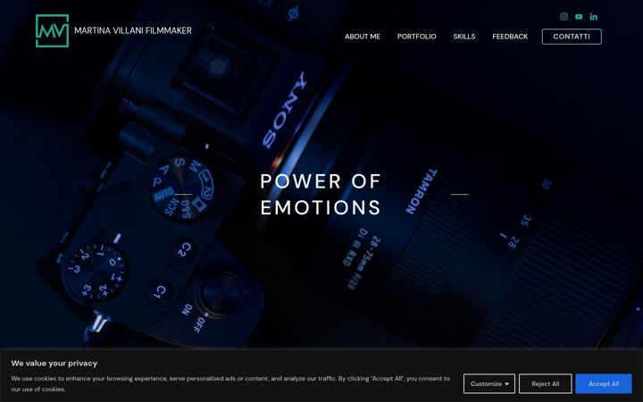 Screenshot of martinavillani.it