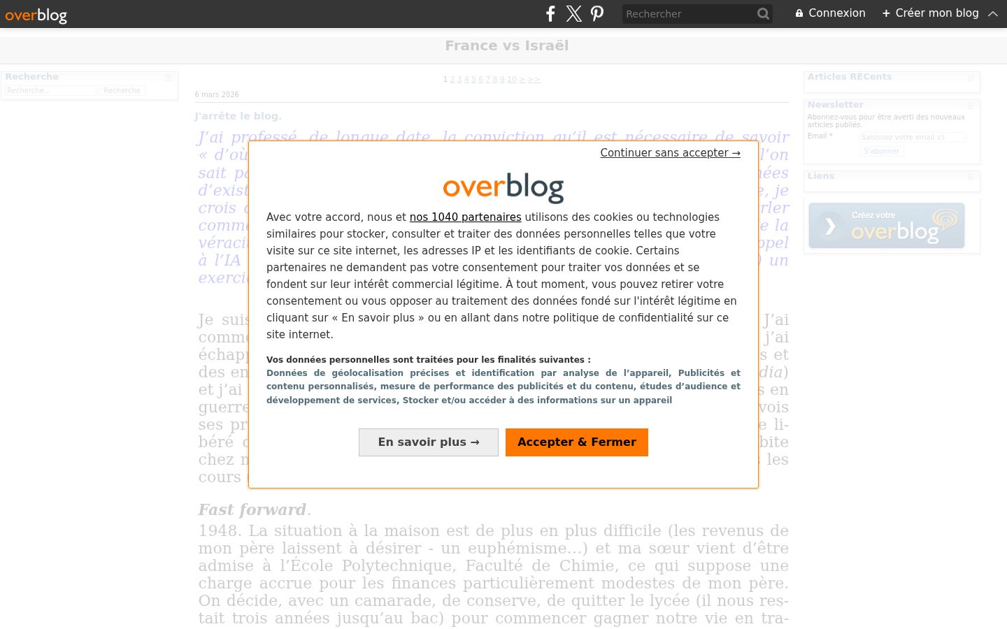 Screenshot van de toestemmingsbanner zoals getoond vóór enige interactie