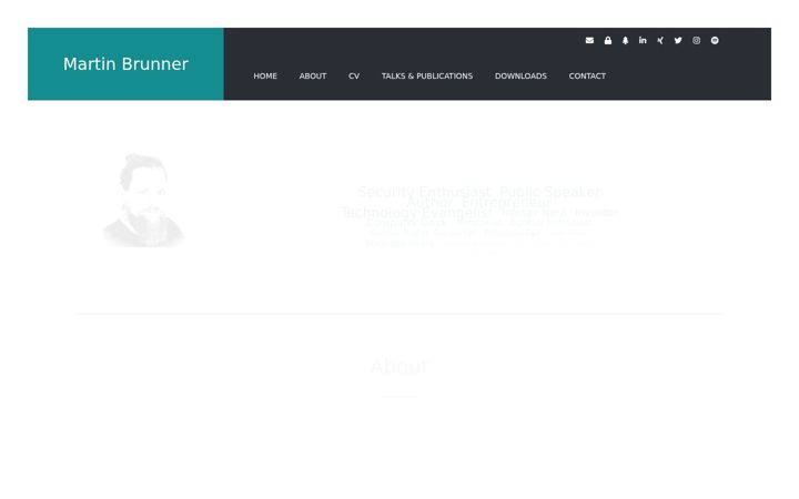 Screenshot of martinbrunner.net