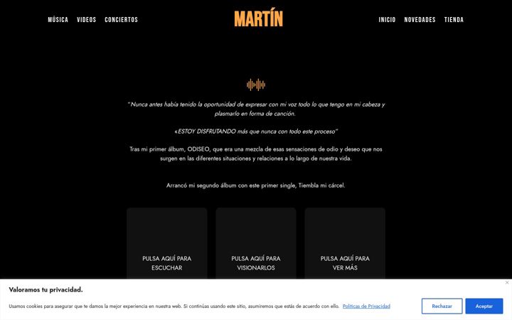 Screenshot of martinceballos.es