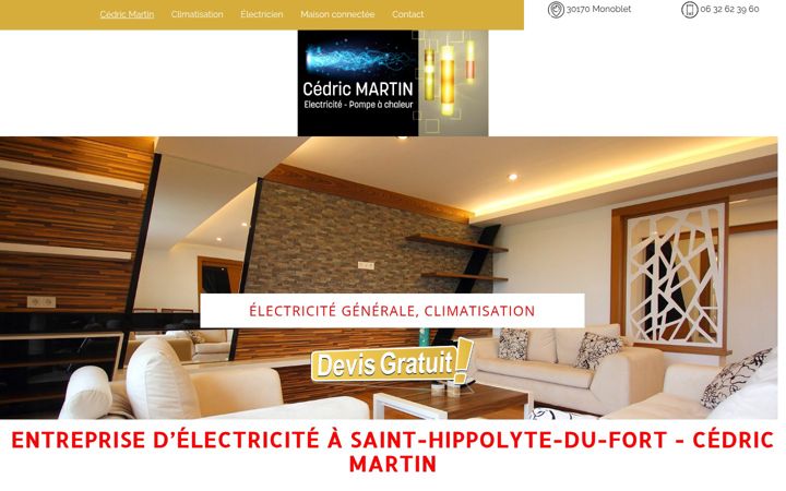 Screenshot of martincedric.fr