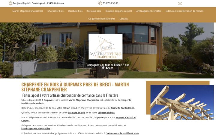 Screenshot of martincharpentier.fr