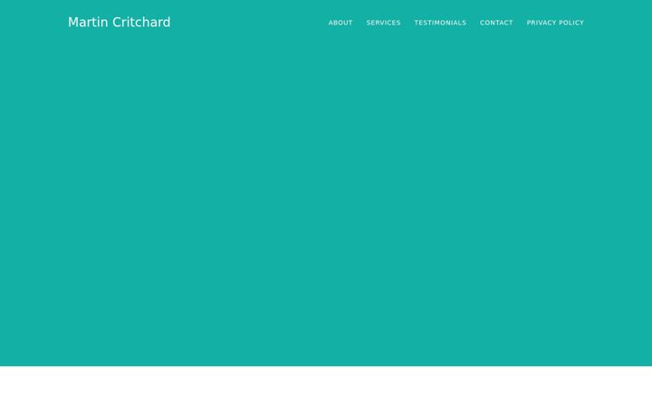 Screenshot of martincritchard.co.uk