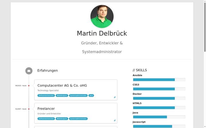 Screenshot of martindelbrueck.de