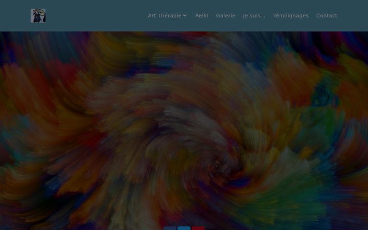 Screenshot of martine-poirier.com