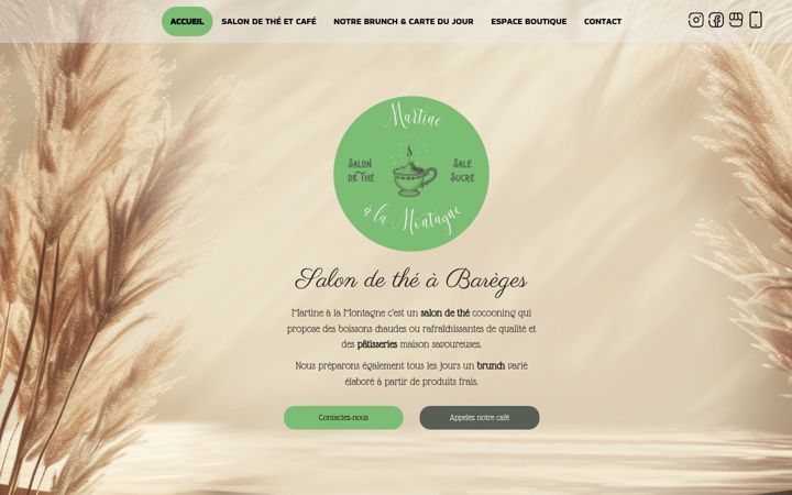 Screenshot of martinealamontagne65.fr
