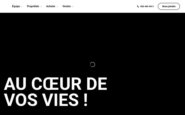 Screenshot of martinedeschesnes.com