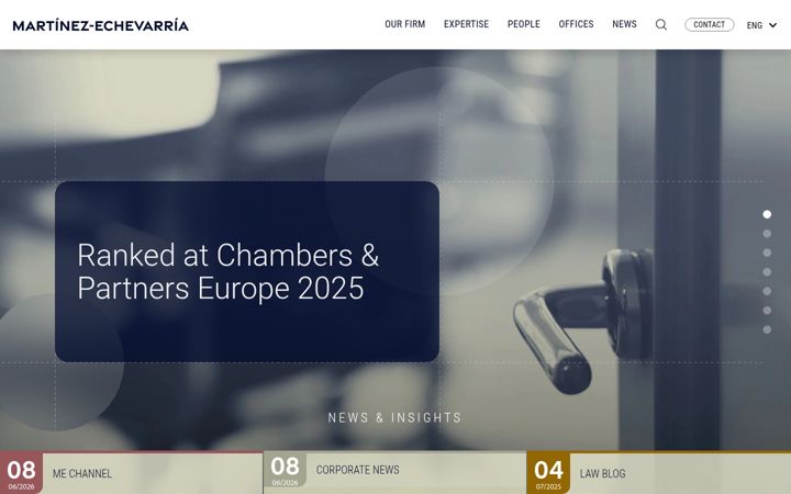 Screenshot von martinezechevarria.com