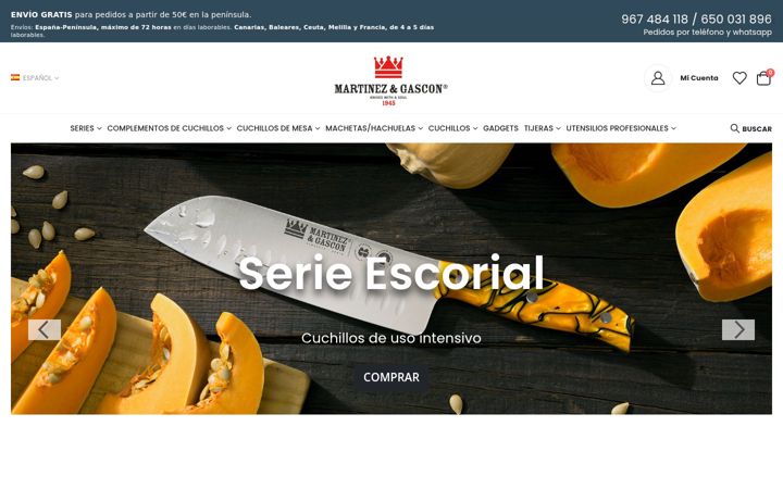 Screenshot of martinezygascon.es