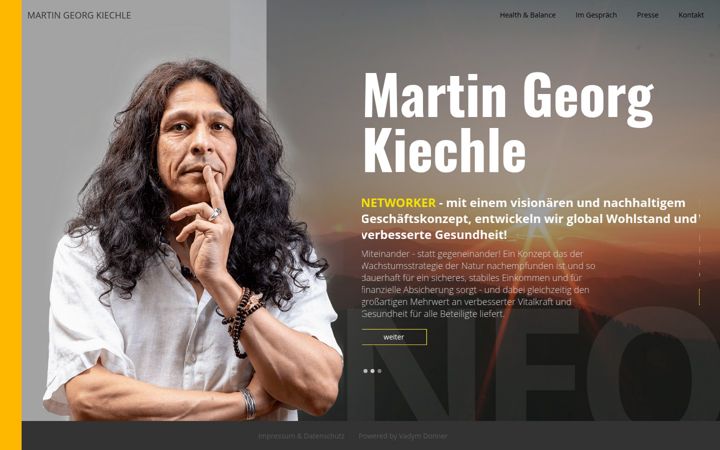 Screenshot of martingeorgkiechle.com