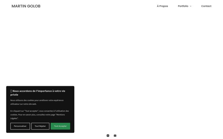 Screenshot of martingolob.fr