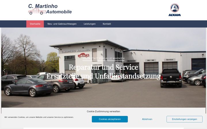 Screenshot of martinho-automobile.de