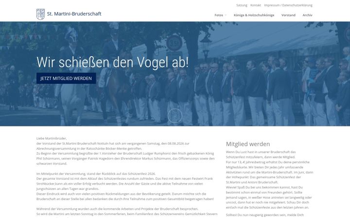 Screenshot of martinibruderschaft.de