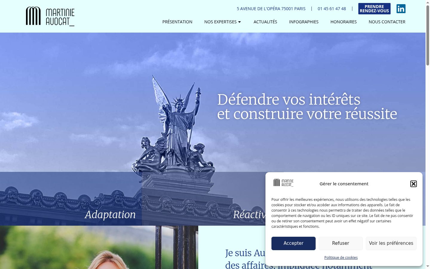 Screenshot des Einwilligungsbanners vor jeglicher Interaktion