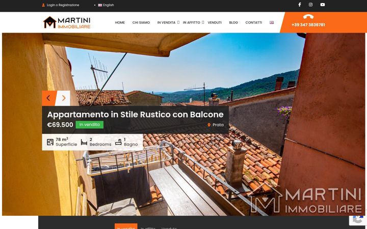 Screenshot of martiniimmobiliare.it