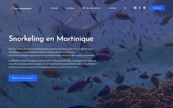 Zrzut ekranu martinique-snorkeling.com