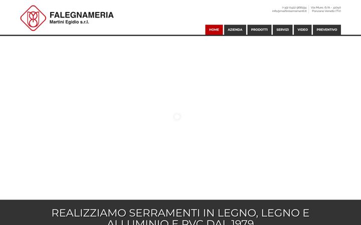 Screenshot of martiniserramenti.it