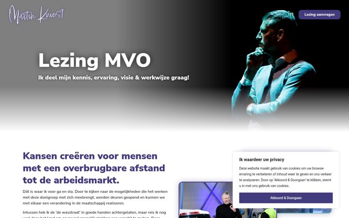 Screenshot of martinkniest.nl