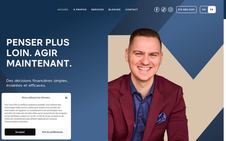 Screenshot of martinlapointecsf.com